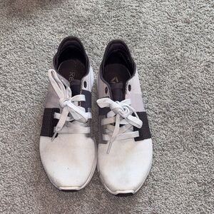 Reebok Women’s White and Purple Sneakers